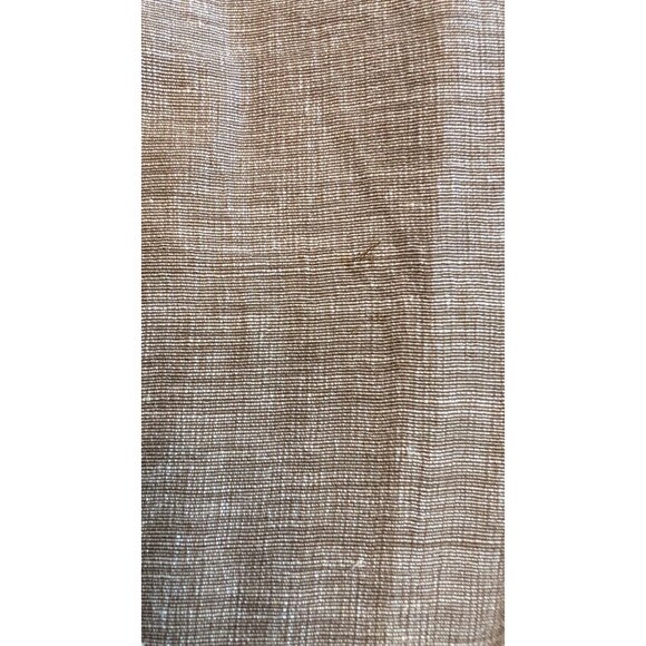 Eileen Fisher Lagenlook Linen Silk Mandarin Collar Tunic Shirt Womens Large - Picture 9 of 9